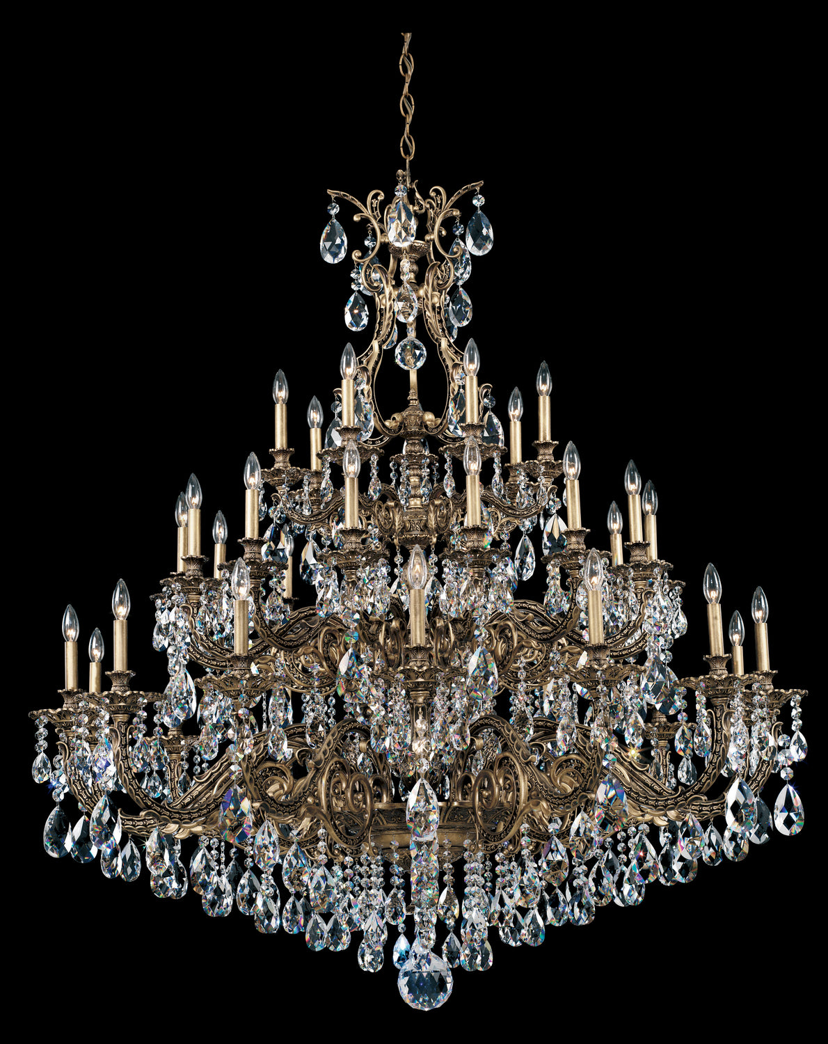 Schonbek - 6967-22H - 35 Light Chandelier - Sophia - Heirloom Gold