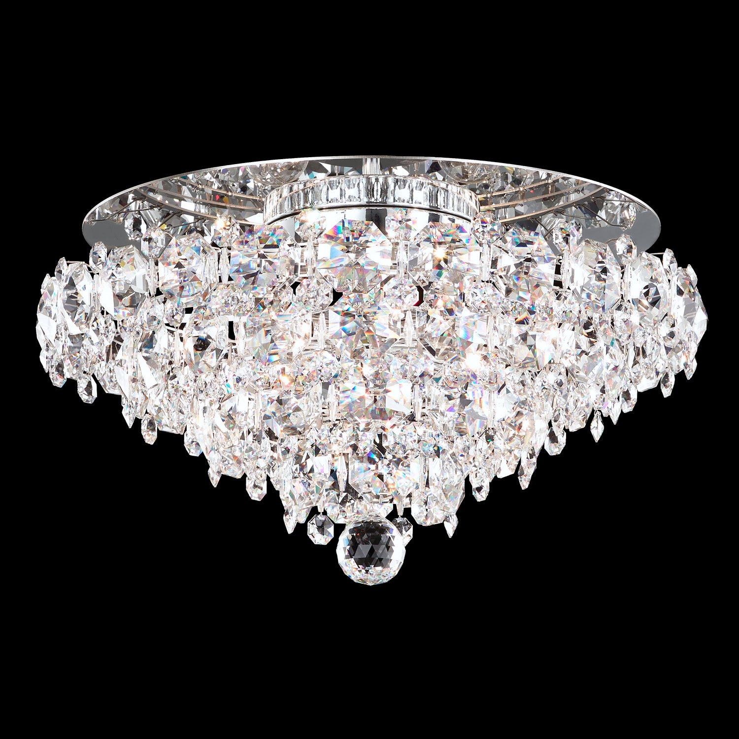 Schonbek - BN1416N-401R - Four Light Flush Mount - Baronet - Polished Stainless Steel