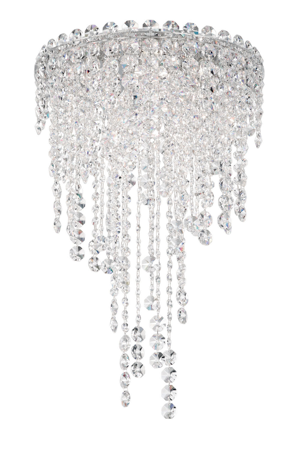 Schonbek - CH1201N-401R - Four Light Semi-Flush Mount - Chantant - Polished Stainless Steel