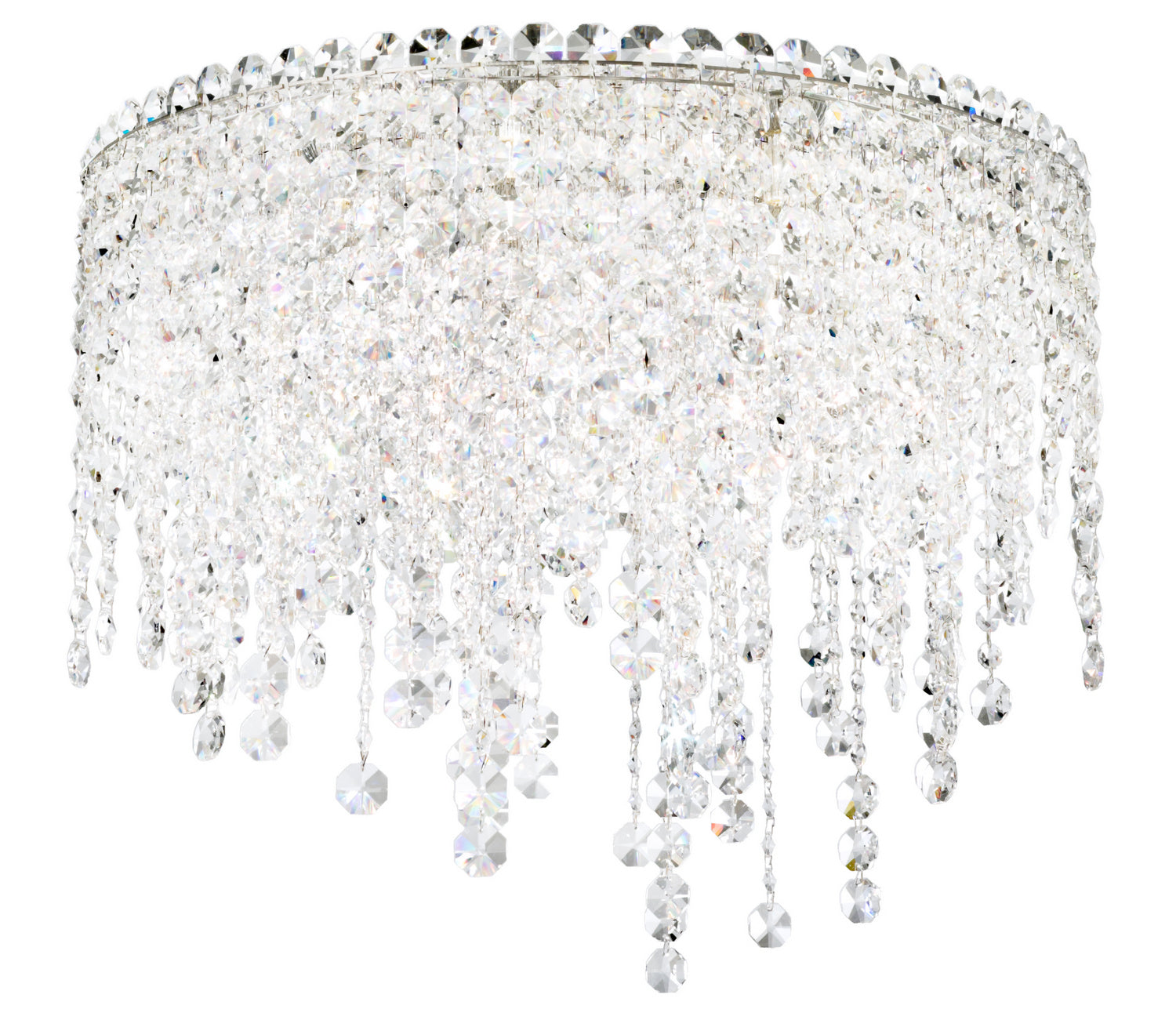 Schonbek - CH1801N-401O - Five Light Semi-Flush Mount - Chantant - Polished Stainless Steel