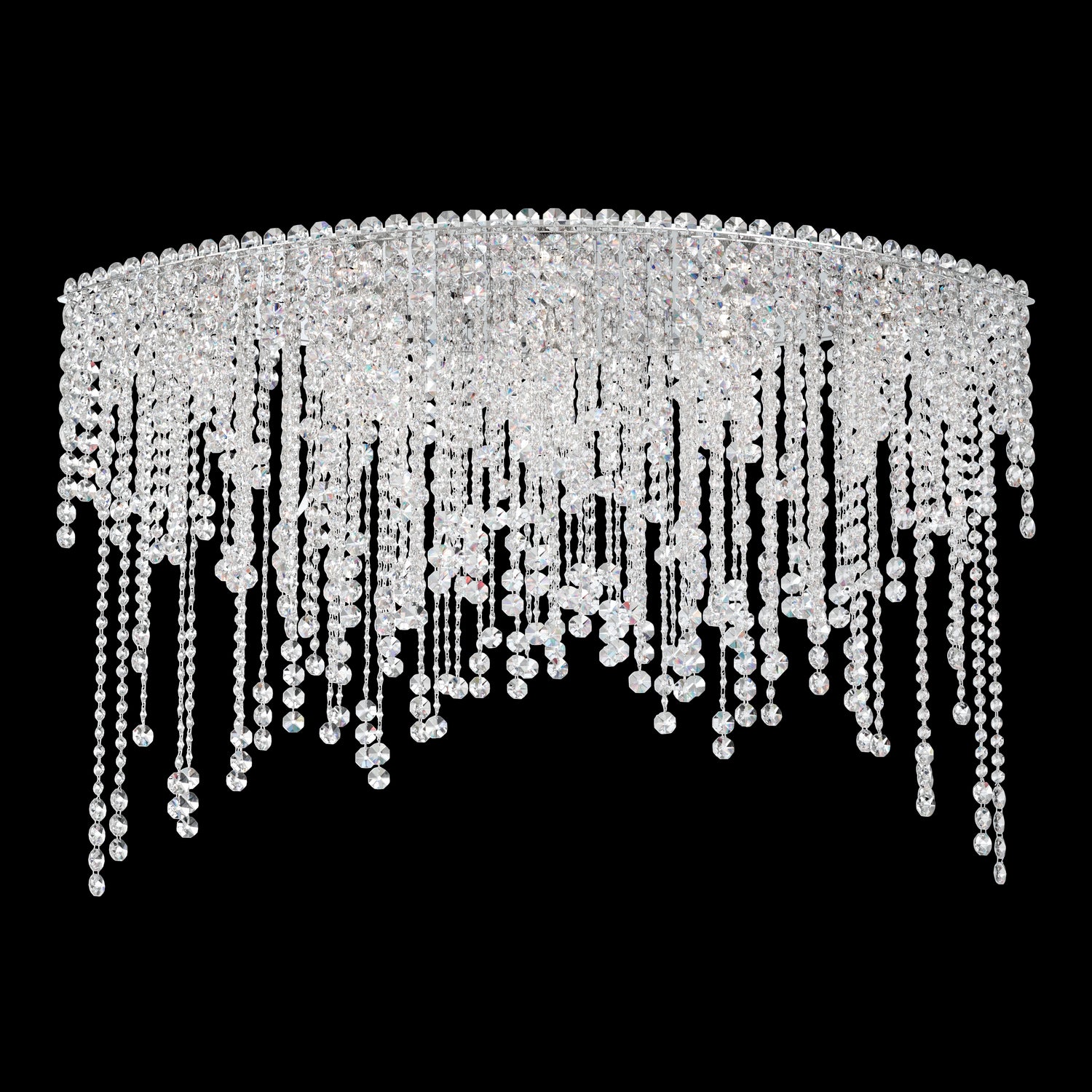 Schonbek - CH4802N-401R - Eight Light Semi-Flush Mount - Chantant - Polished Stainless Steel