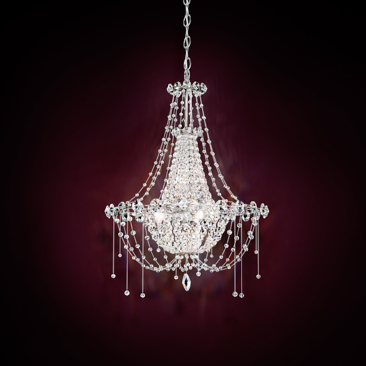 Schonbek - CM8319N-401R - Six Light Pendant - Chrysalita - Polished Stainless Steel