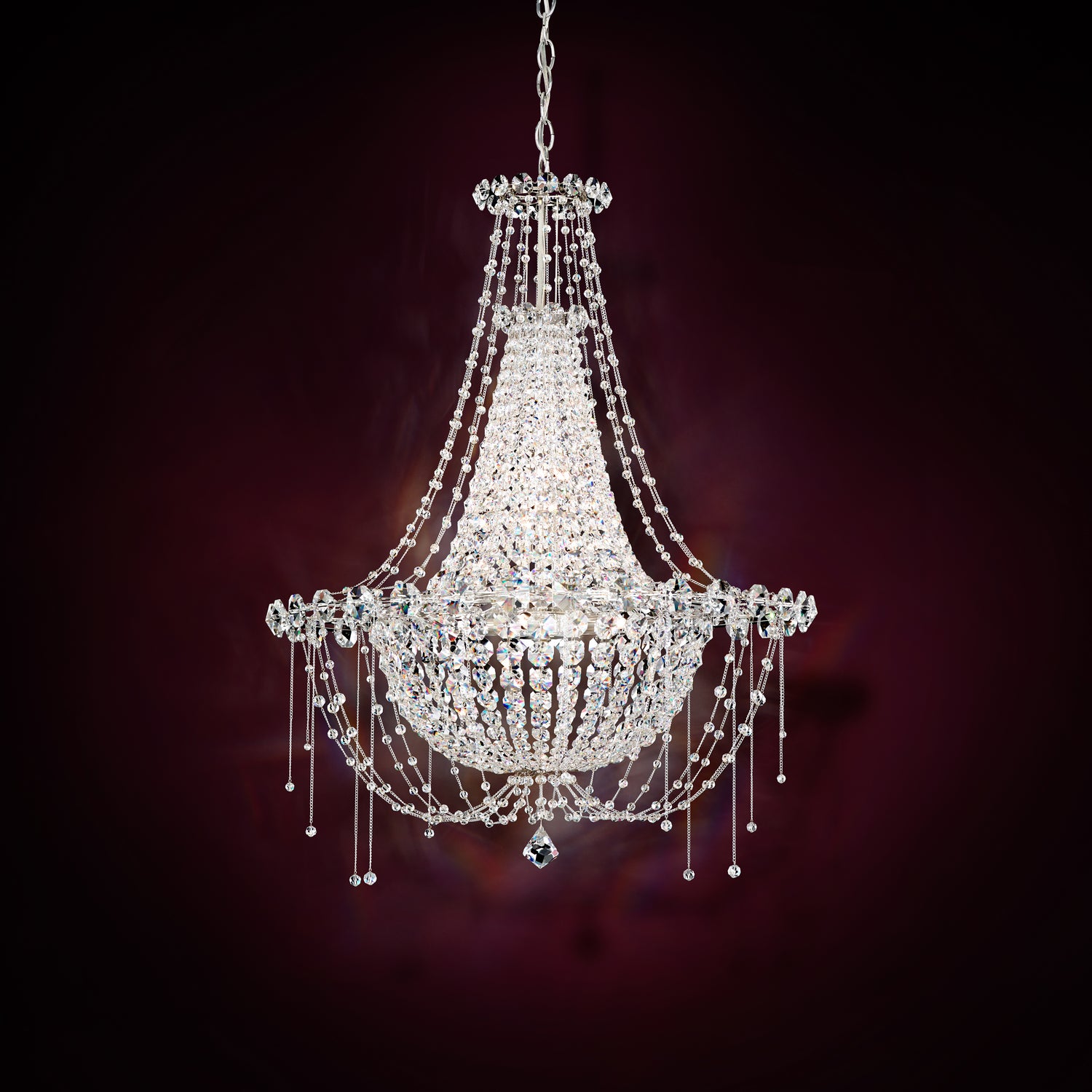 Schonbek - CM8326N-401R - Six Light Pendant - Chrysalita - Polished Stainless Steel