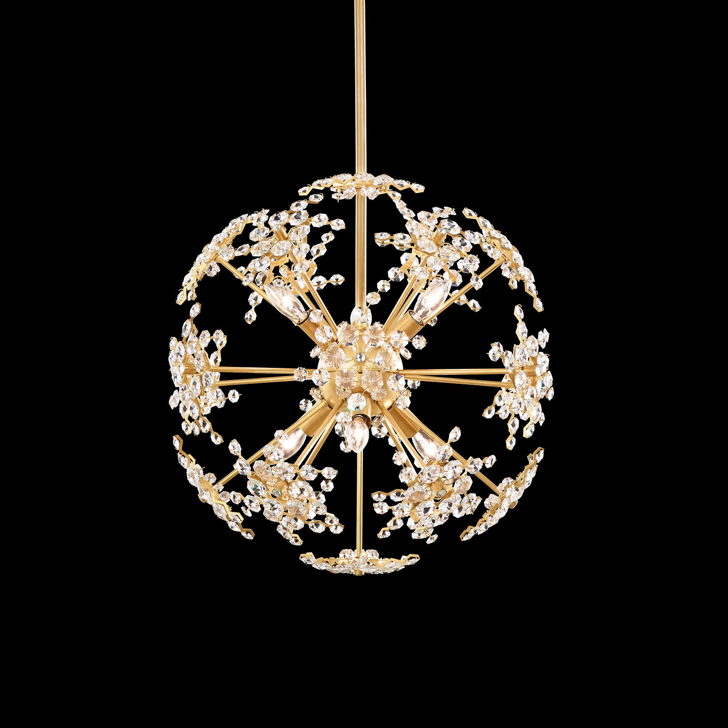 Schonbek - DN1018N-401R - Six Light Pendant - Esteracae - Polished Stainless Steel