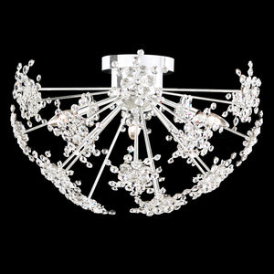 Schonbek - DN1224N-55R - Three Light Flush Mount - Esteracae - Jet Black