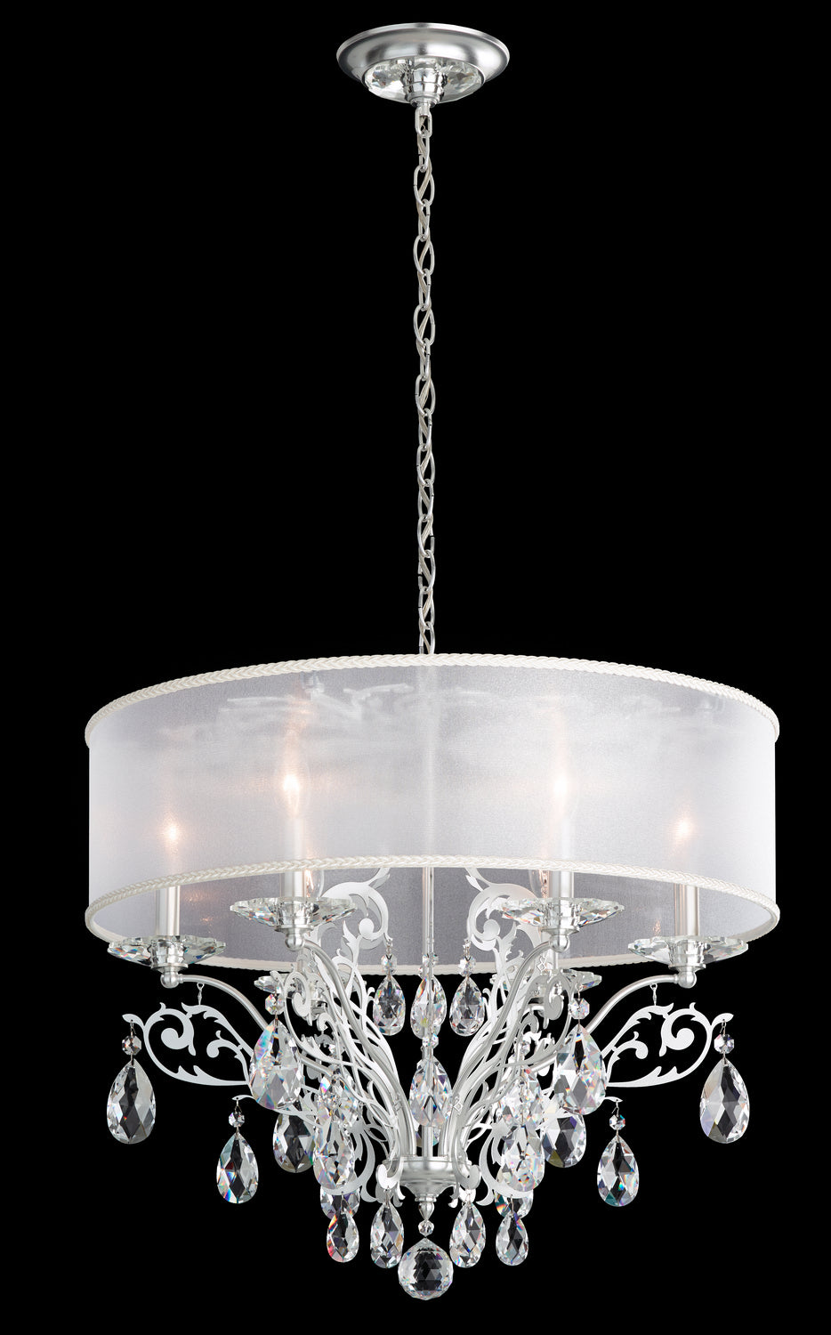 Schonbek - FE7066N-48H1 - Six Light Chandelier - Filigrae - Antique Silver