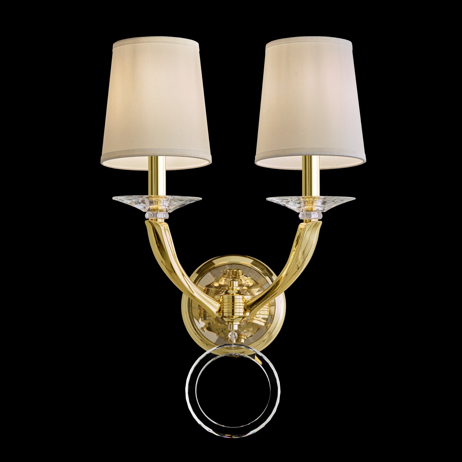 Schonbek - MA1002N-22O - Two Light Wall Sconce - Emilea - Heirloom Gold