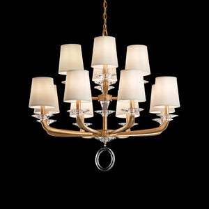 Schonbek - MA1012N-06O - 12 Light Chandelier - Emilea - White