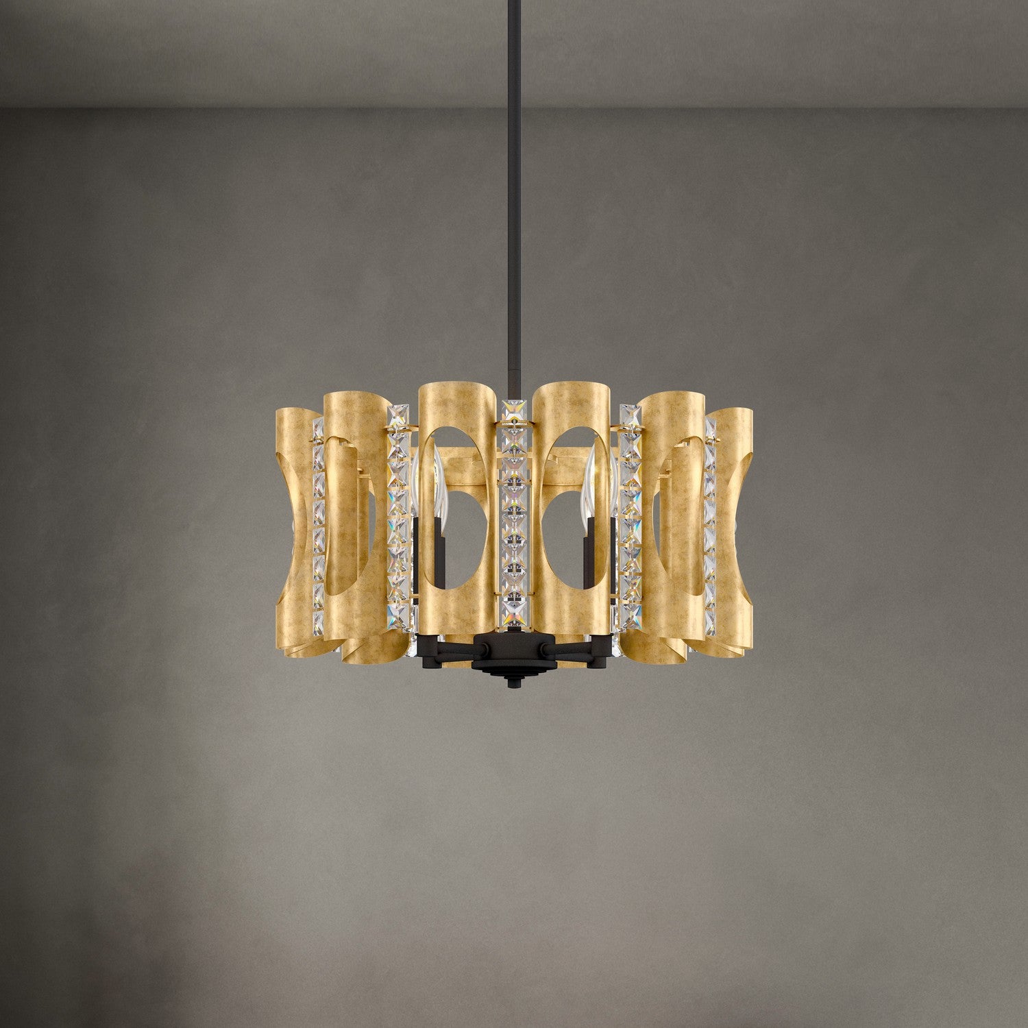 Schonbek - MR1004N-22O - Four Light Pendant - Twilight - Heirloom Gold