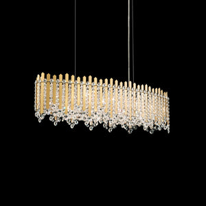 Schonbek - MX8340N-301O - 12 Light Pendant - Chatter - Gold Mirror