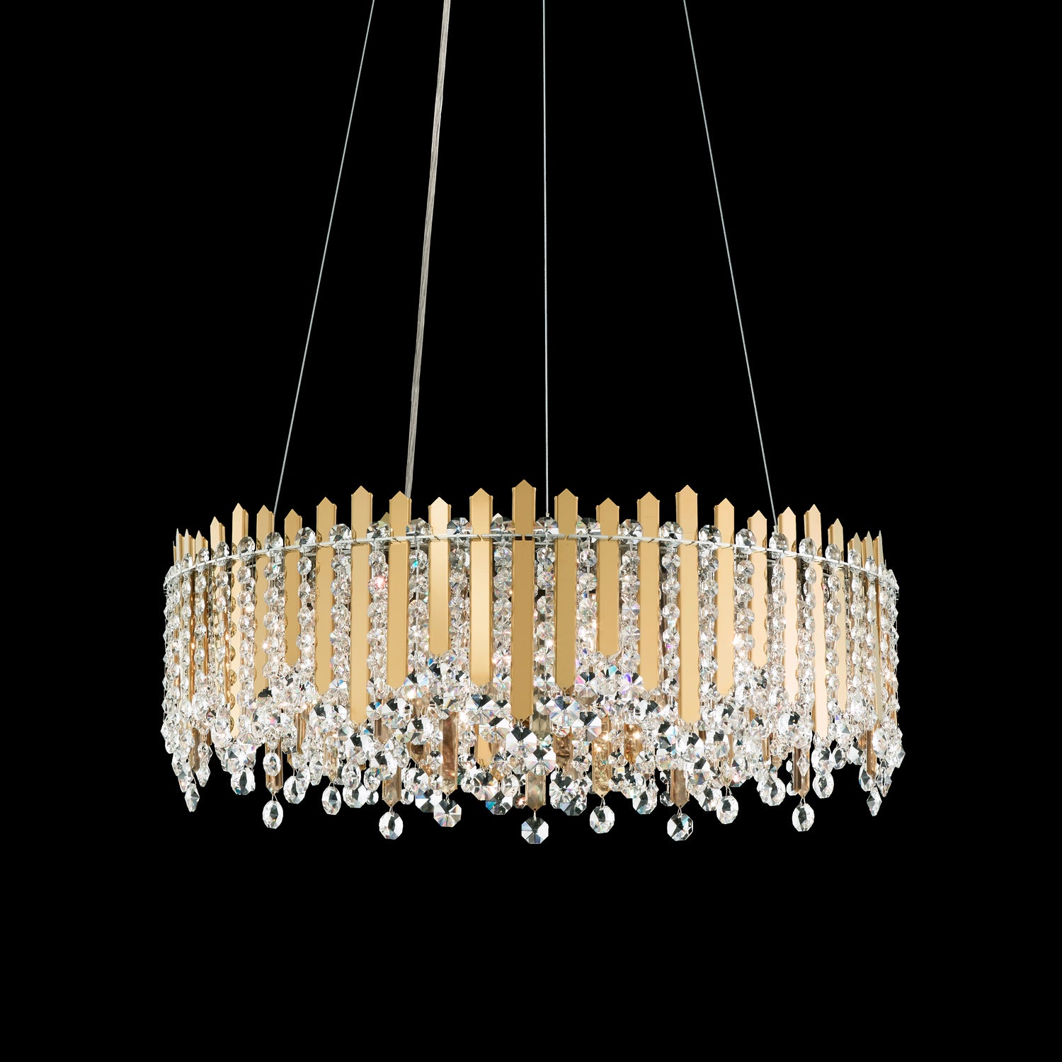 Schonbek - MX8343N-401R - 12 Light Pendant - Chatter - Polished Stainless Steel