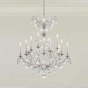 Schonbek - RN3872N-51H - 12 Light Chandelier - Renaissance Nouveau - Black