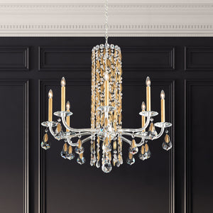 Schonbek - RS83081N-401H - Eight Light Chandelier - Siena - Polished Stainless Steel