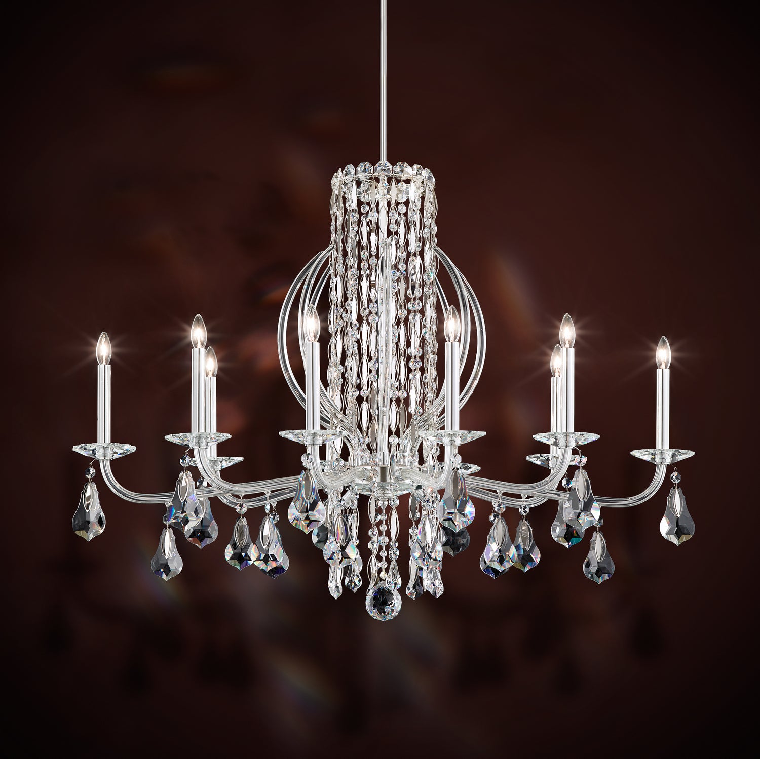 Schonbek - RS8310N-06H - Ten Light Chandelier - Siena - White