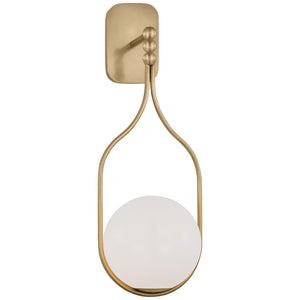 Visual Comfort Signature - WS 2020HAB-WG - LED Wall Sconce - Jodo - Hand-Rubbed Antique Brass