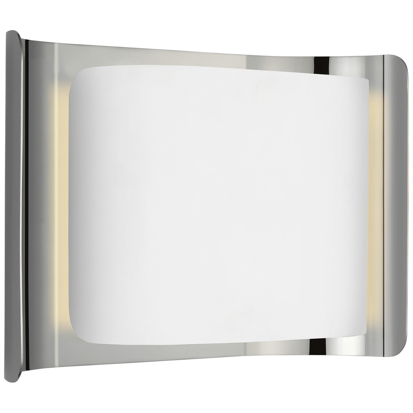 Visual Comfort Signature - WS 2071PN/WHT - LED Wall Sconce - Penumbra - Polished Nickel and White