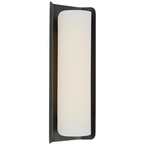 Visual Comfort Signature - WS 2074BZ/L - LED Wall Sconce - Penumbra - Bronze and Linen