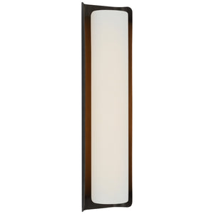 Visual Comfort Signature - WS 2076BZ/L - LED Wall Sconce - Penumbra - Bronze and Linen