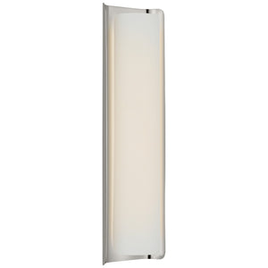 Visual Comfort Signature - WS 2076PN/L - LED Wall Sconce - Penumbra - Polished Nickel and Linen