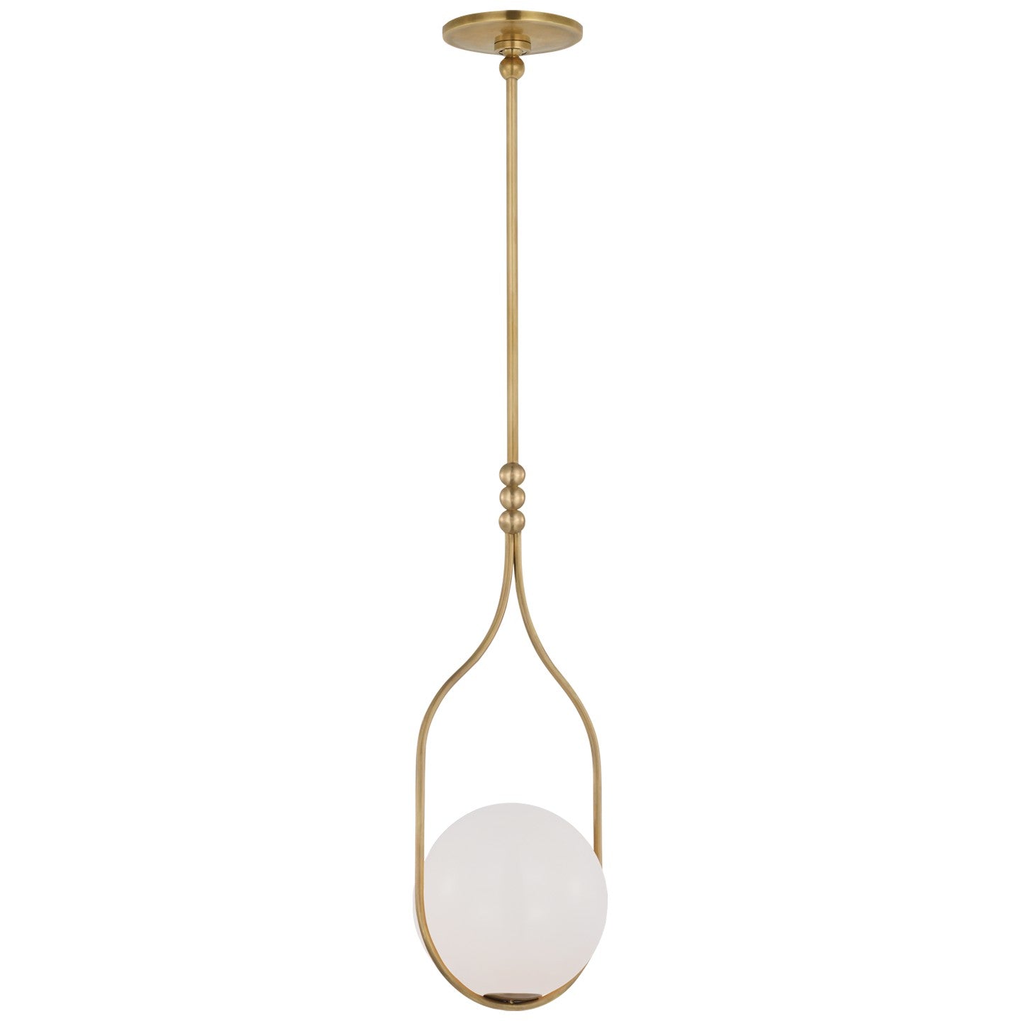 Visual Comfort Signature - WS 5020HAB-WG - LED Pendant - Jodo - Hand-Rubbed Antique Brass