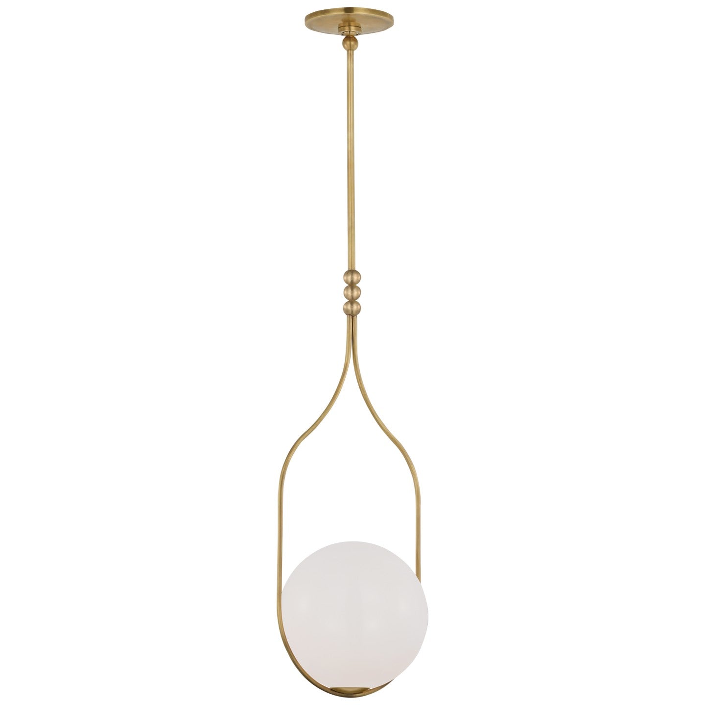 Visual Comfort Signature - WS 5021HAB-WG - LED Pendant - Jodo - Hand-Rubbed Antique Brass