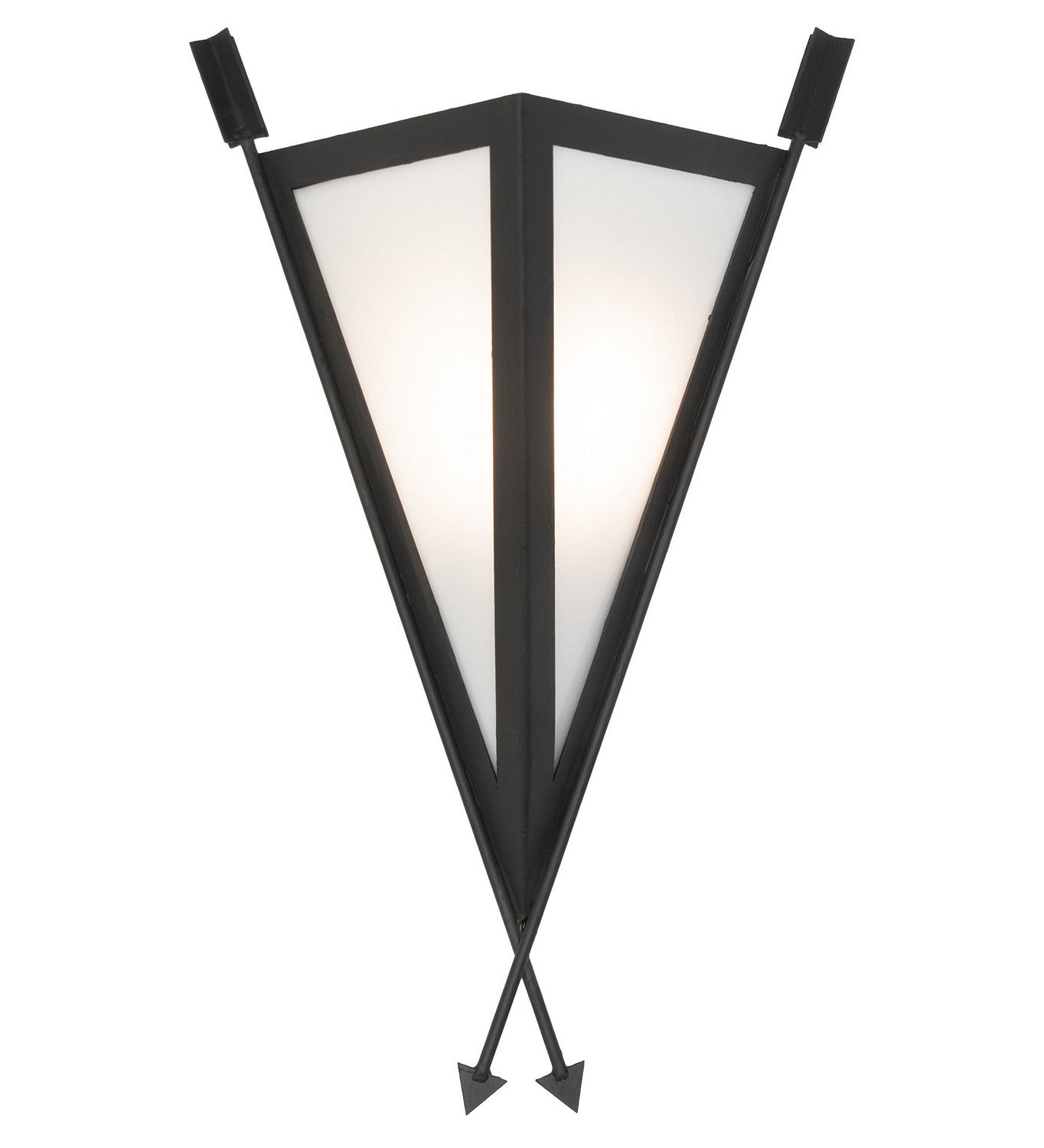 Meyda Tiffany - 266435 - One Light Wall Sconce - Desert Arrow - Costello Black