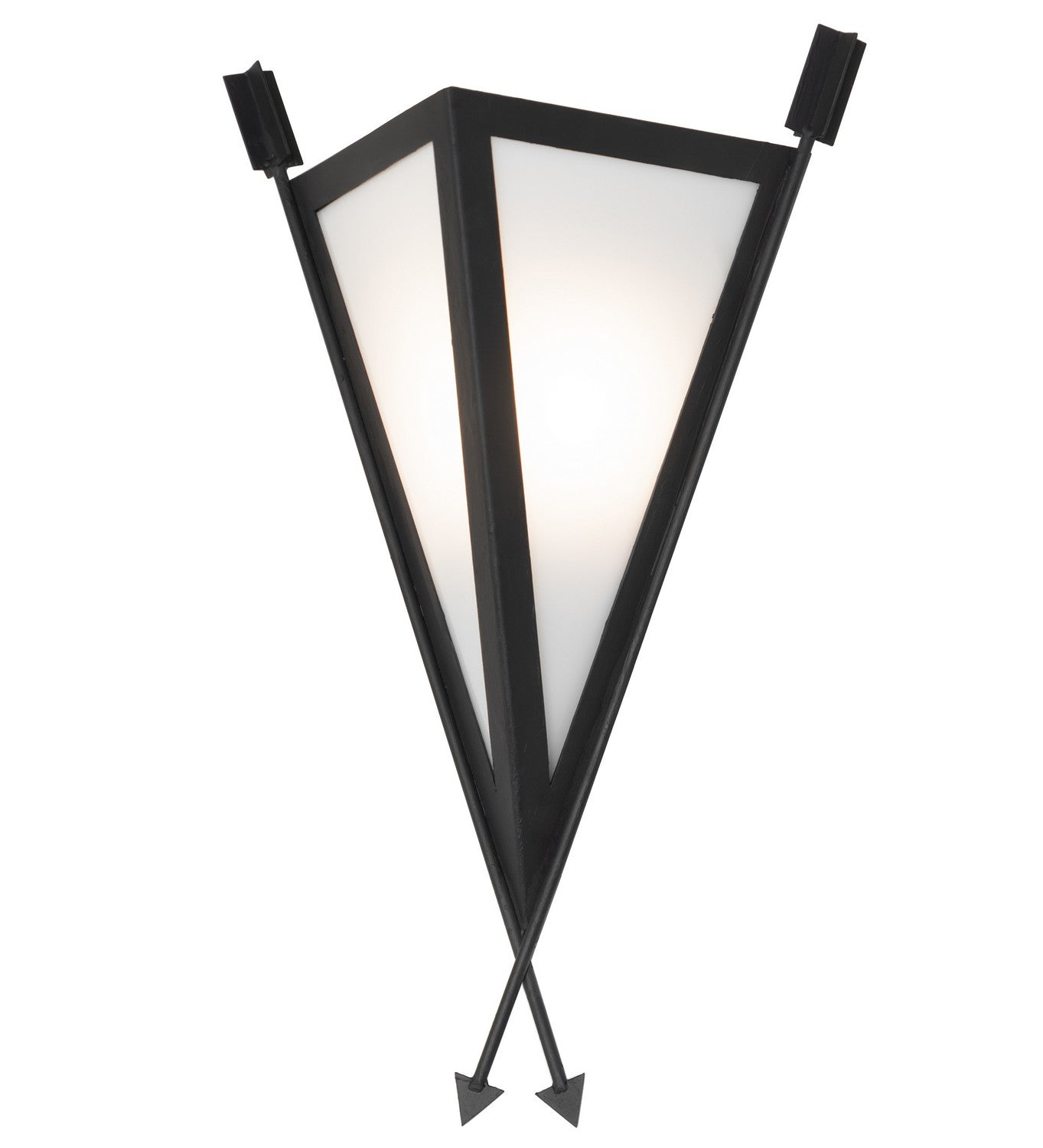 Meyda Tiffany - 266435 - One Light Wall Sconce - Desert Arrow - Costello Black