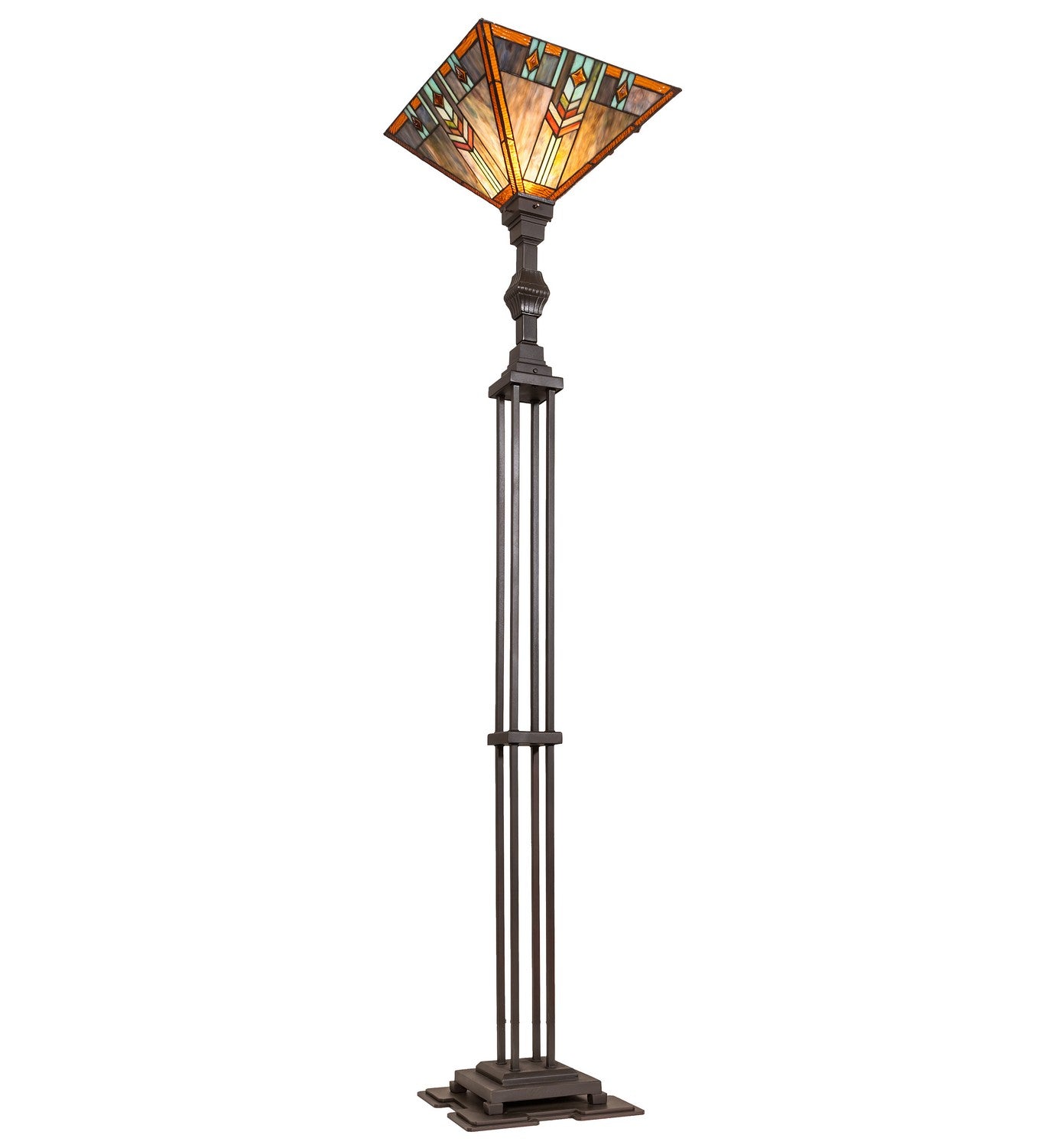 Meyda Tiffany - 266953 - One Light Torchiere - Prairie Wheat