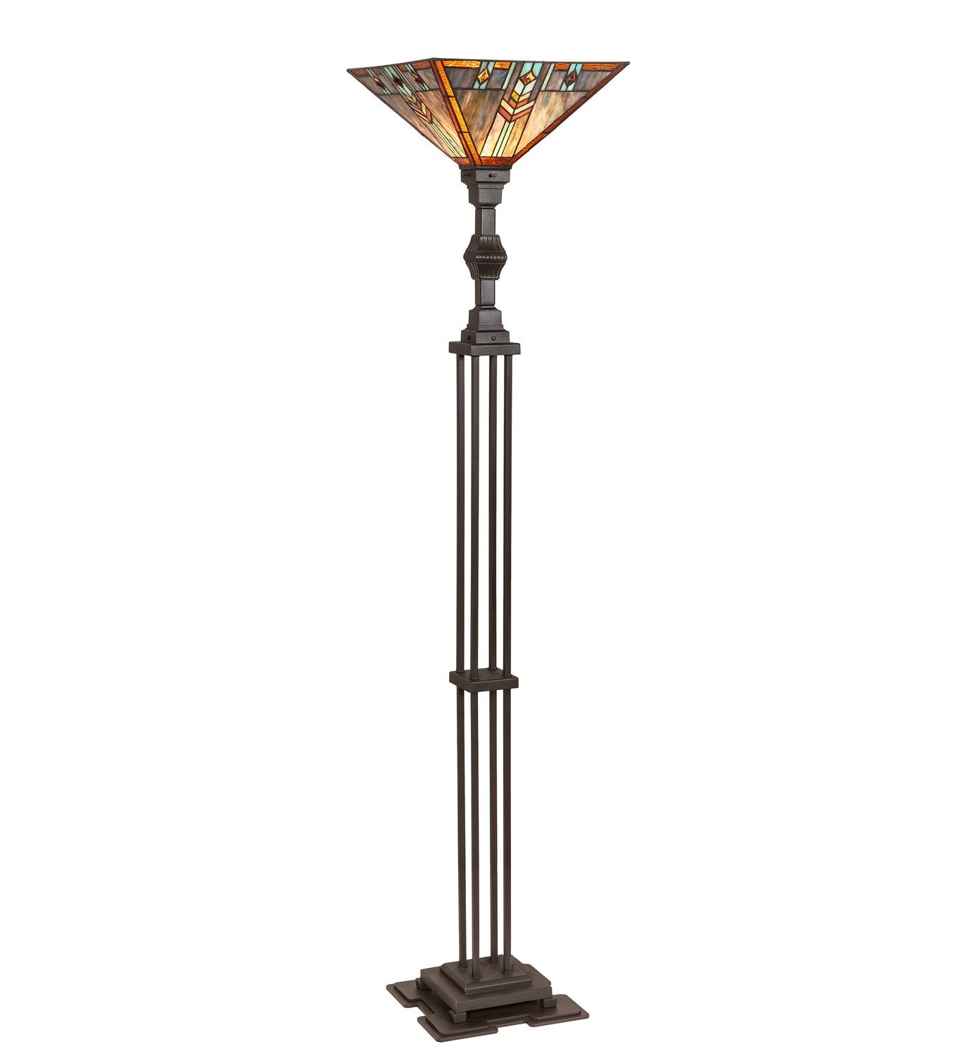 Meyda Tiffany - 266953 - One Light Torchiere - Prairie Wheat