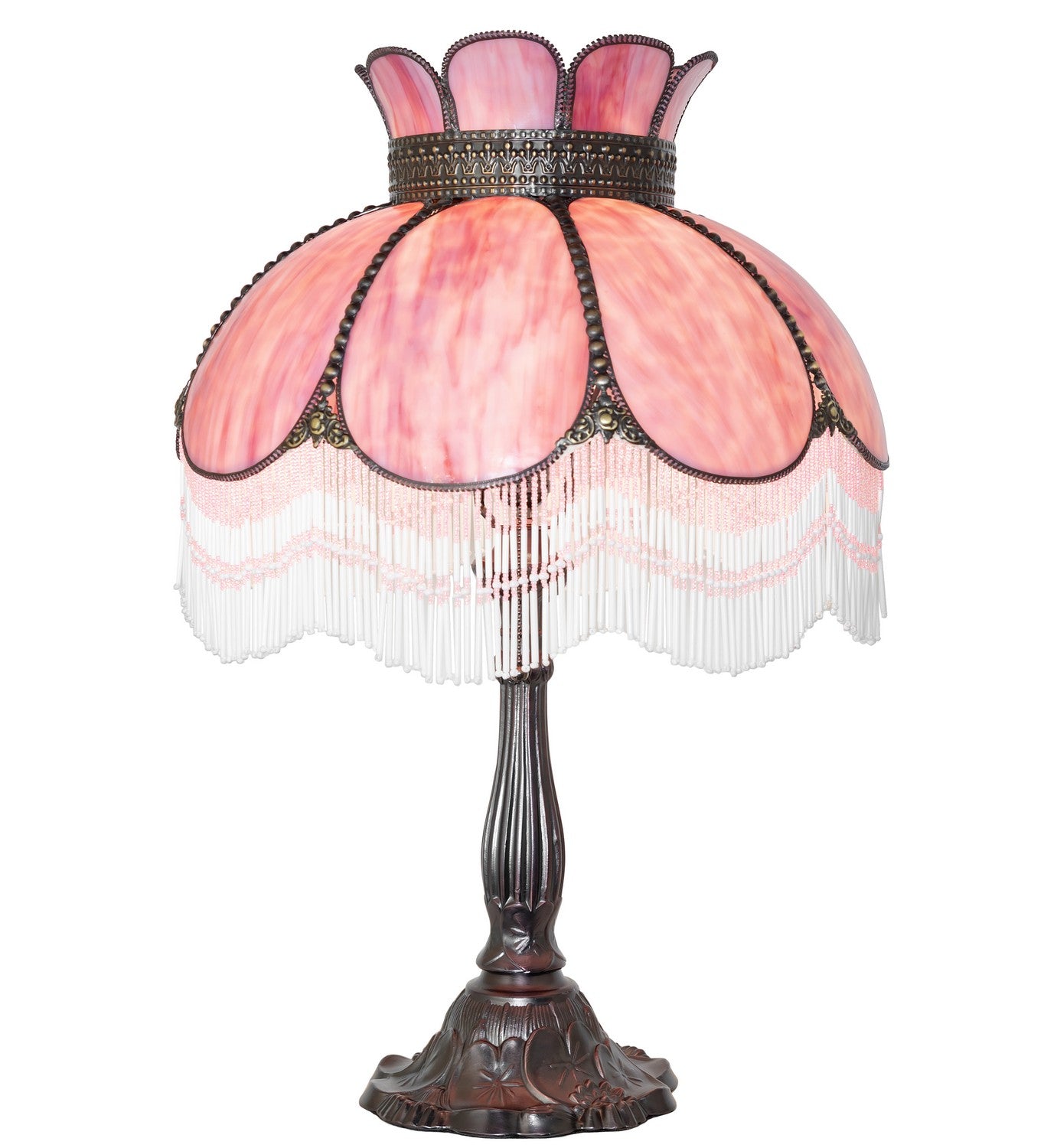 Meyda Tiffany - 269180 - 26" Table Lamp - Anabelle - Mahogany Bronze