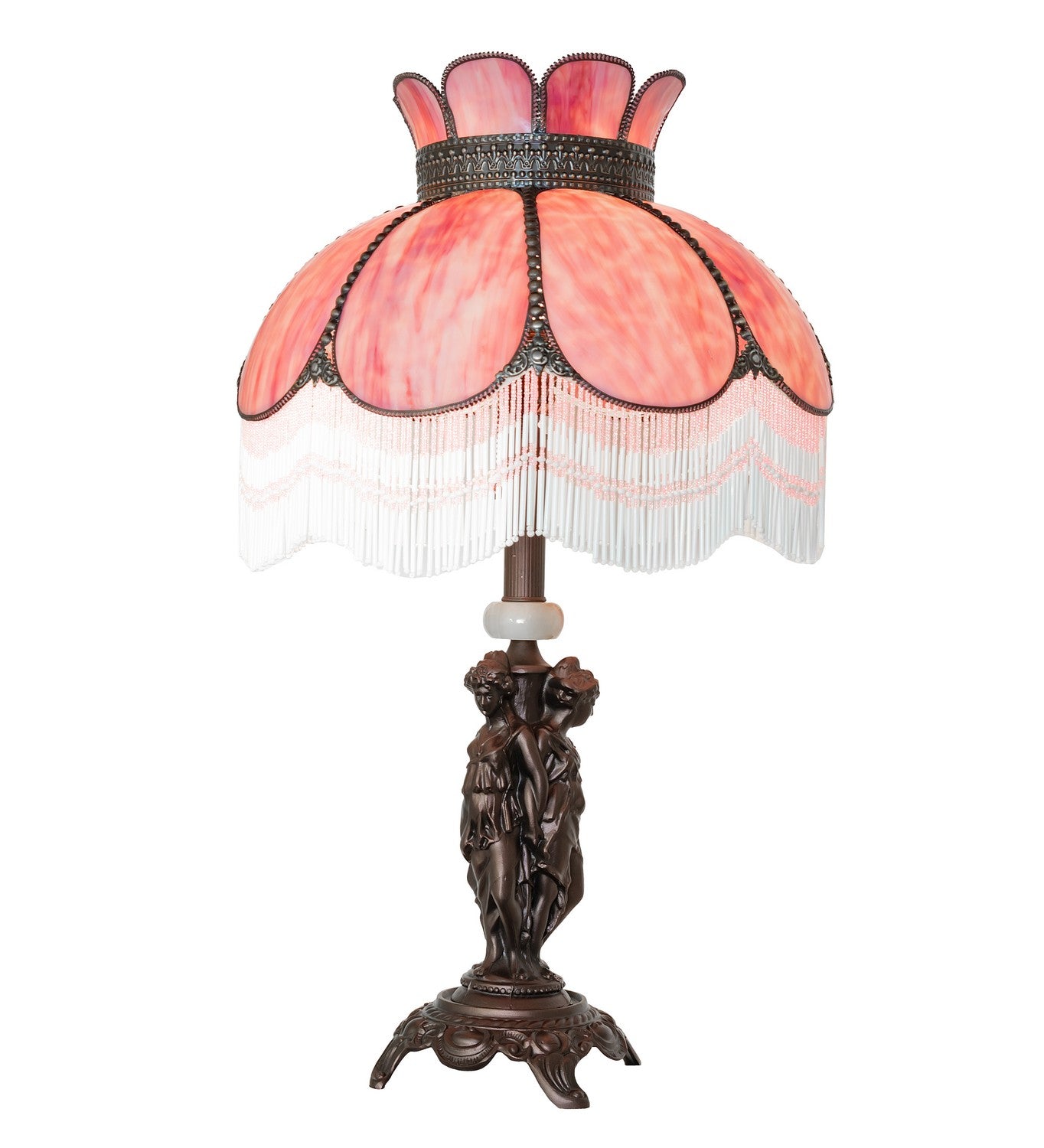 Meyda Tiffany - 270011 - One Light Table Lamp - Anabelle - Mahogany Bronze