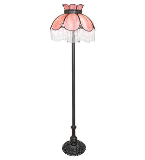 Meyda Tiffany - 270027 - Three Light Floor Lamp - Annabelle - Craftsman Brown,Mahogany Bronze