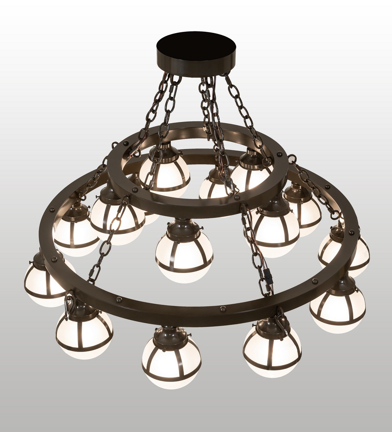 Meyda Tiffany - 270232 - 15 Light Chandelier - Bola - Castle Bronze Exterior