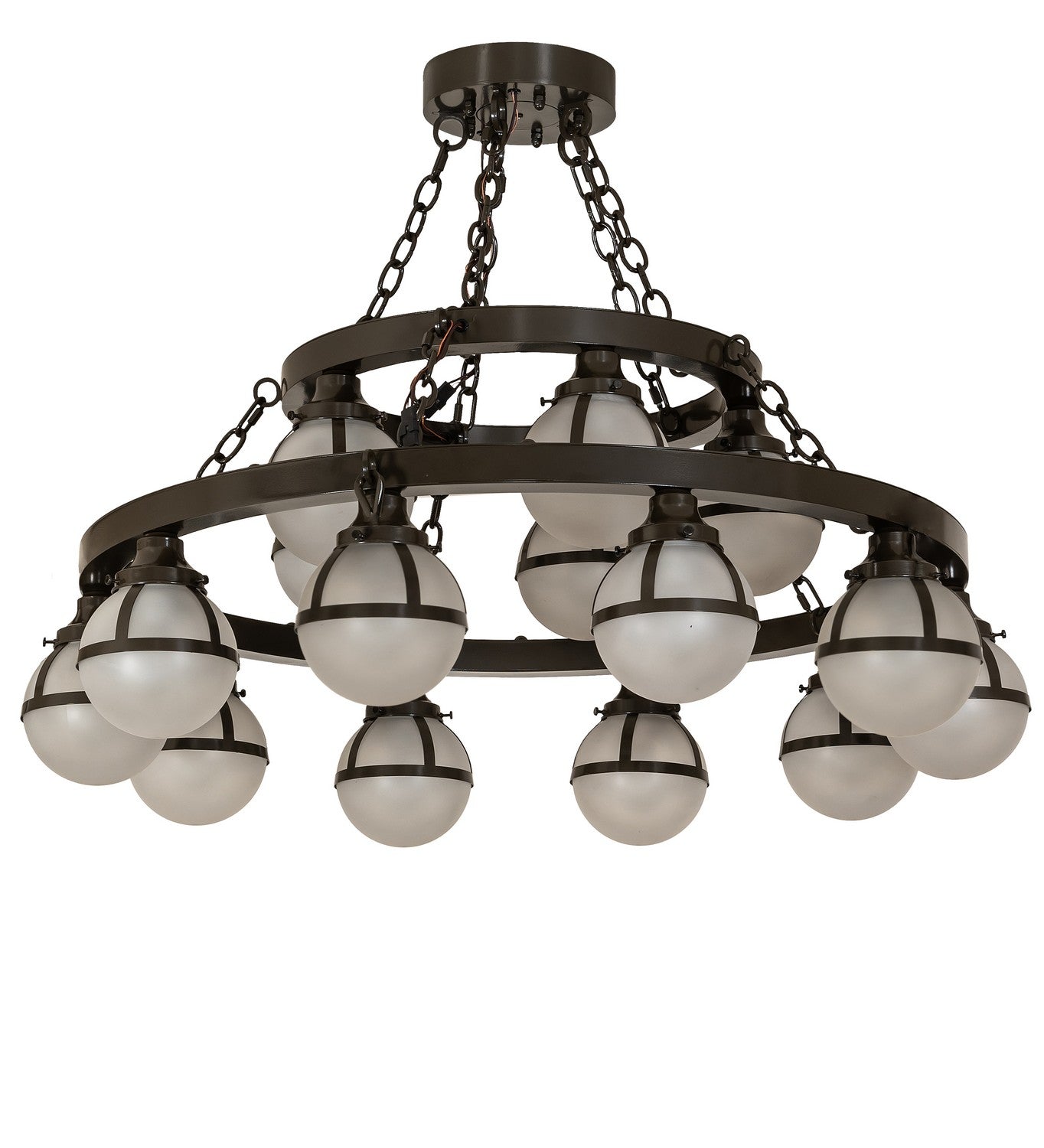 Meyda Tiffany - 270232 - 15 Light Chandelier - Bola - Castle Bronze Exterior