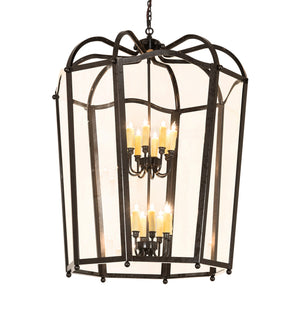 Meyda Tiffany - 270313 - 16 Light Pendant - Citadel - Bronze Over Textured Black