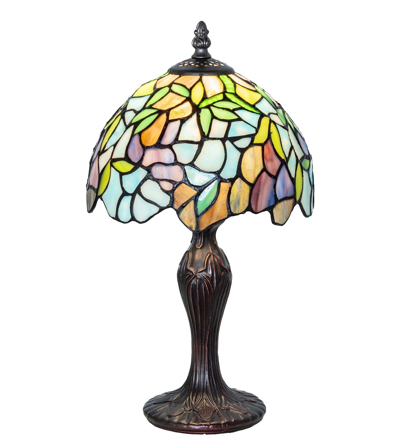 Meyda Tiffany - 270579 - One Light Mini Lamp - Tiffany Wisteria