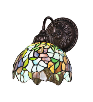 Meyda Tiffany - 270695 - One Light Wall Sconce - Tiffany Wisteria