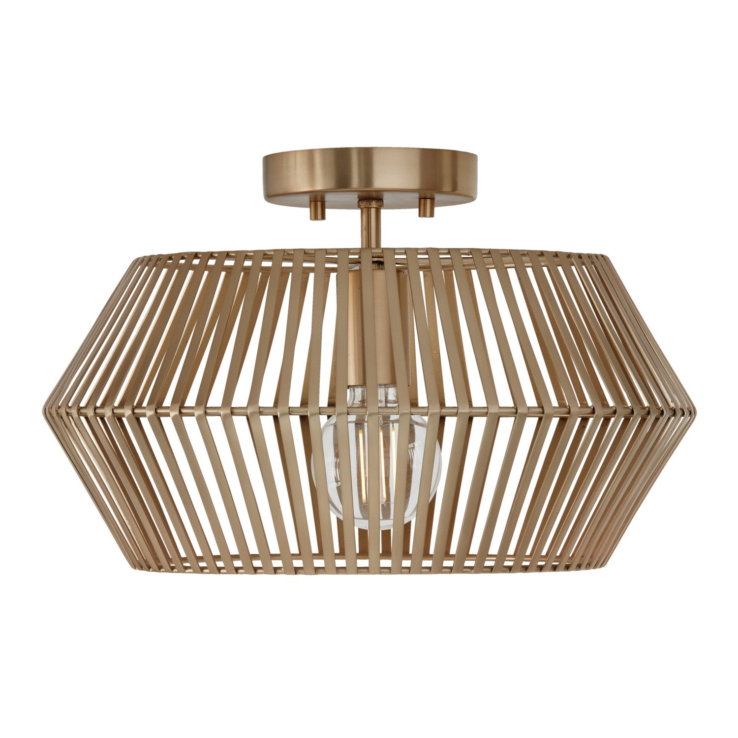 Capital Lighting - 230311MA - One Light Semi Flush Mount - Kaiya - Matte Brass