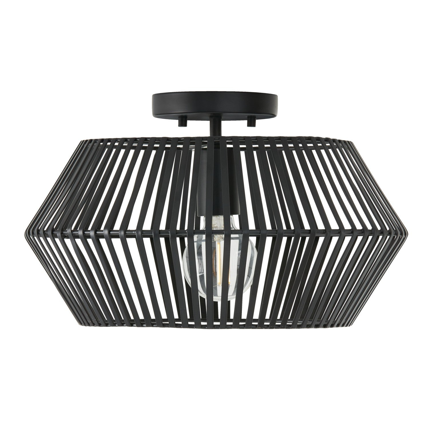 Capital Lighting - 230311MB - One Light Semi Flush Mount - Kaiya - Matte Black