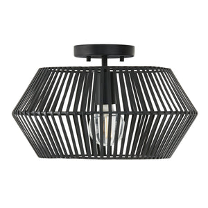 Capital Lighting - 230311MB - One Light Semi Flush Mount - Kaiya - Matte Black