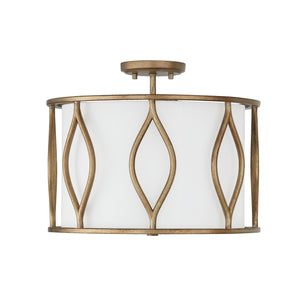 Capital Lighting - 252531ML - Three Light Semi Flush Mount - Cohen - Mystic Luster