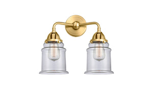 Innovations - 288-2W-SG-G182 - Two Light Bath Vanity - Nouveau 2 - Satin Gold