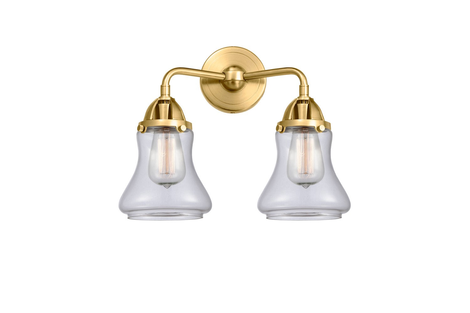 Innovations - 288-2W-SG-G192 - Two Light Bath Vanity - Nouveau 2 - Satin Gold