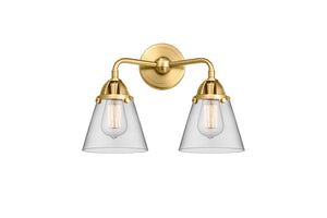 Innovations - 288-2W-SG-G62 - Two Light Bath Vanity - Nouveau 2 - Satin Gold