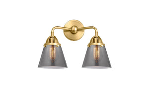 Innovations - 288-2W-SG-G63 - Two Light Bath Vanity - Nouveau 2 - Satin Gold