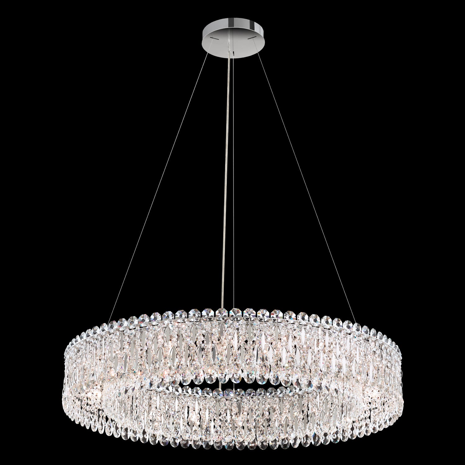 Schonbek - RS8349N-51R - 18 Light Pendant - Sarella - Black