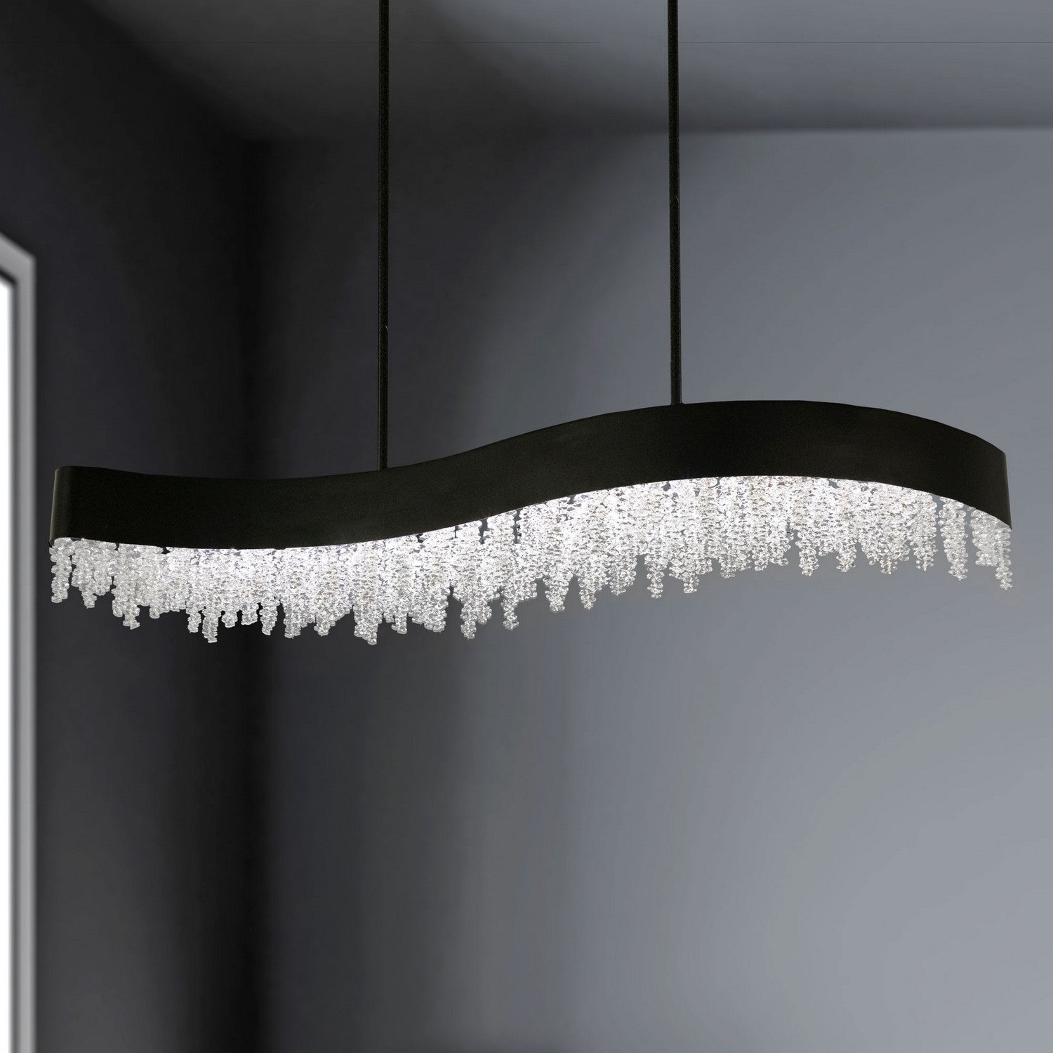 Schonbek - S3548-18O - LED Linear Pendant - Soleil - Black