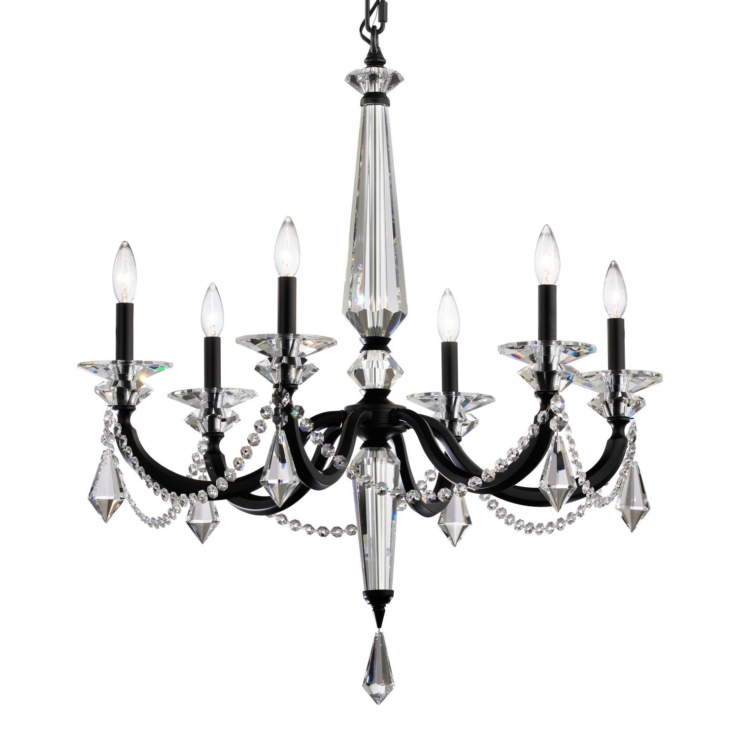 Schonbek - S6706N-26R - Six Light Chandelier - Verona - French Gold