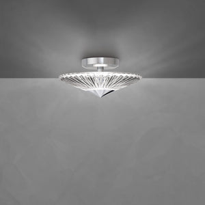 Schonbek - S7212-700H - LED Semi-Flush Mount - Origami - Aged Brass