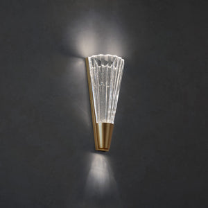 Schonbek - S7214-702H - LED Wall Sconce - Origami - Polished Chrome